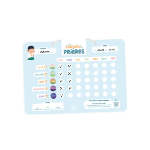 Mon Tableau De Prières (Pour Garçon)