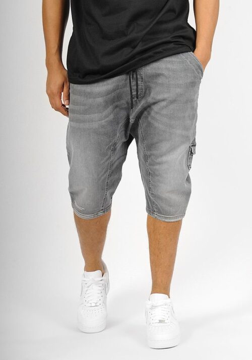 Sarouel bermuda SAYF grey denim'