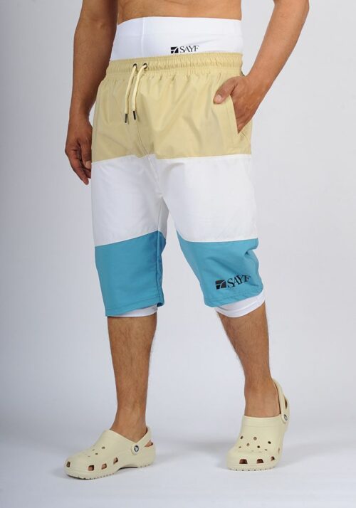 Sarouel de bain SAYF (tri color)