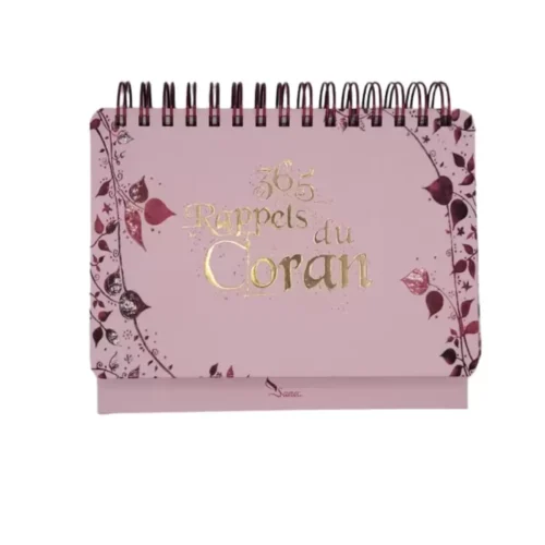 365 Rappels du Coran - Calendrier chevalet Rose